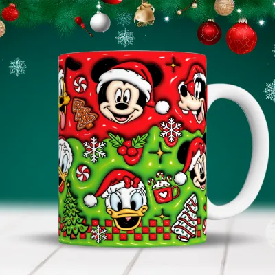 Taza navideña disney 2