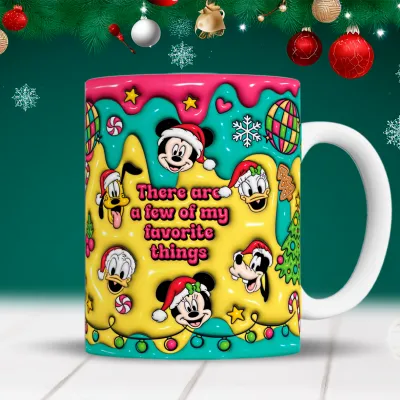 Taza navideña disney 3