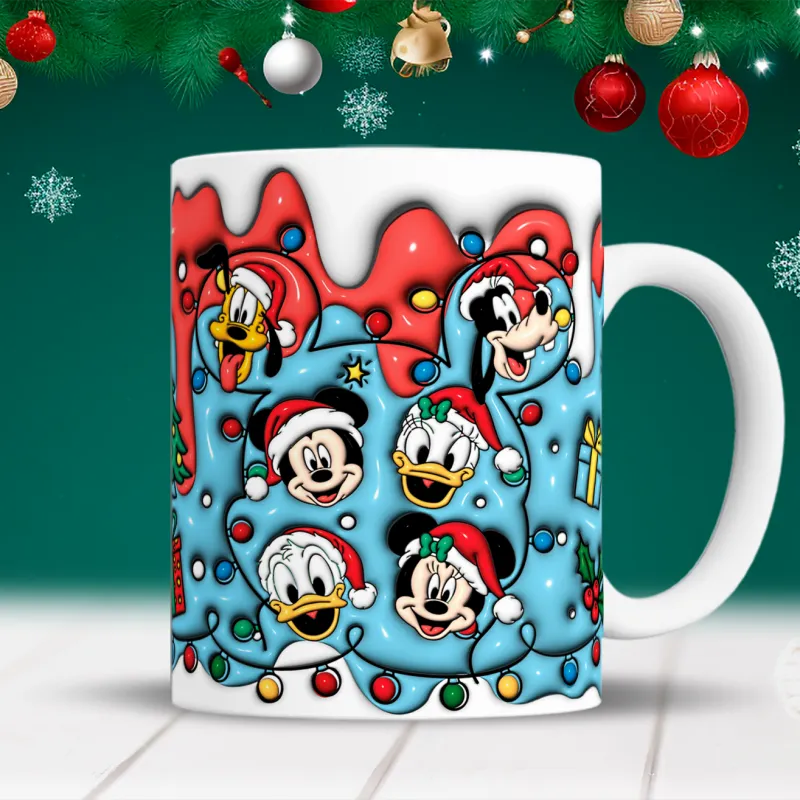 Taza navideña disney 5