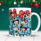 Taza navideña disney 5